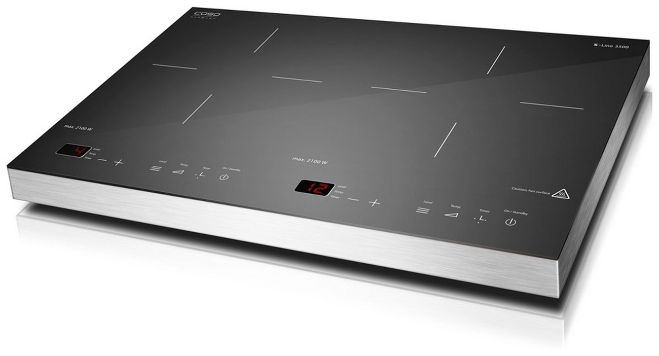 Изображение товара Настольная индукционная плита Caso S-Line 3500 с сенсорным управлением и таймером