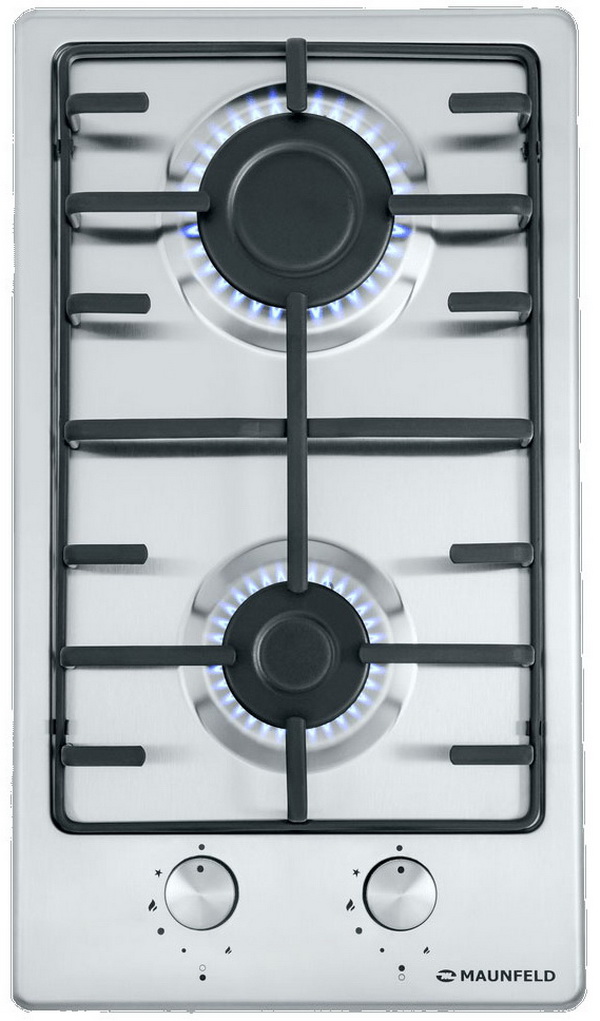 Изображение товара Газовая варочная панель Maunfeld EGHS.32.3ES G нержавеющая сталь 2 конфорки