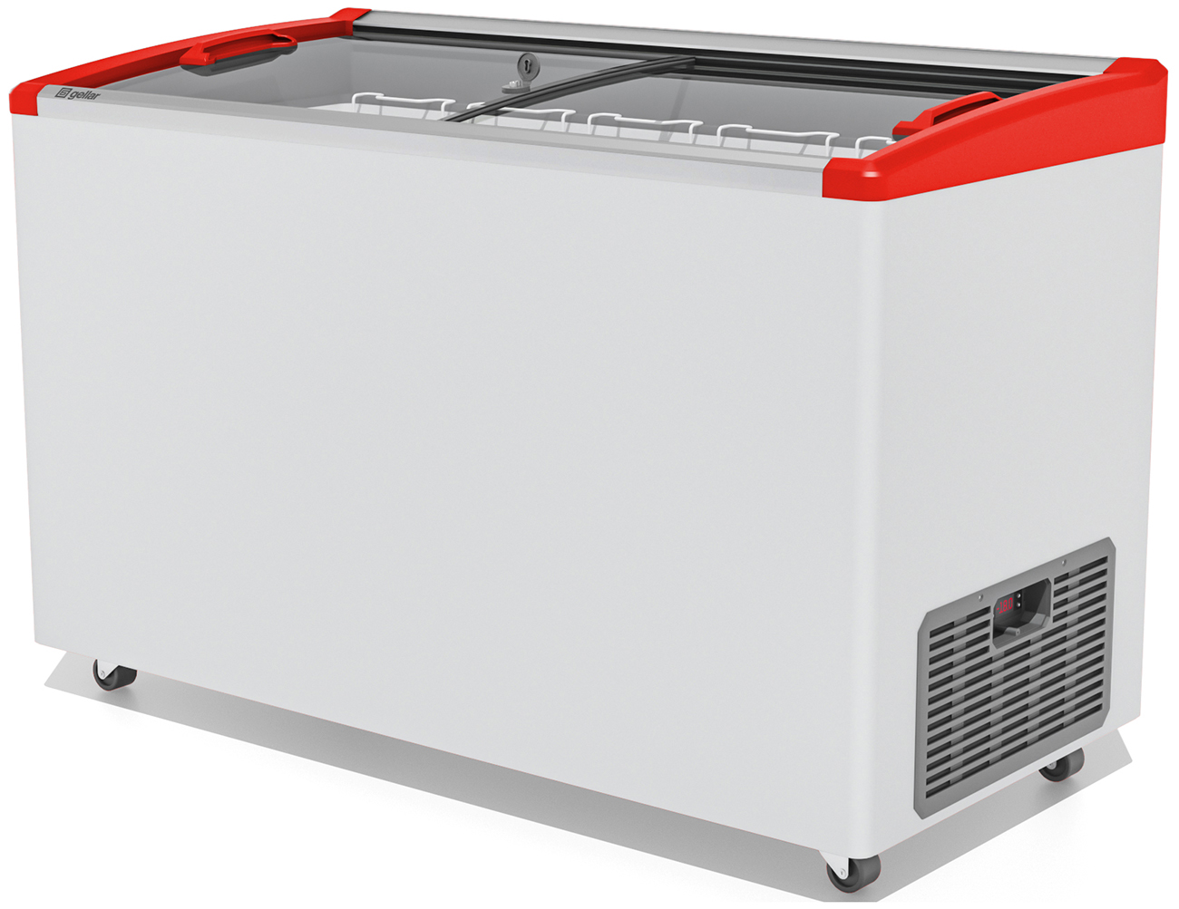 Изображение товара Морозильный ларь Gellar FG 400 E красный 370 л для хранения продуктов Изображение товара Морозильный ларь Gellar FG 400 E красный 370 л для хранения продуктов