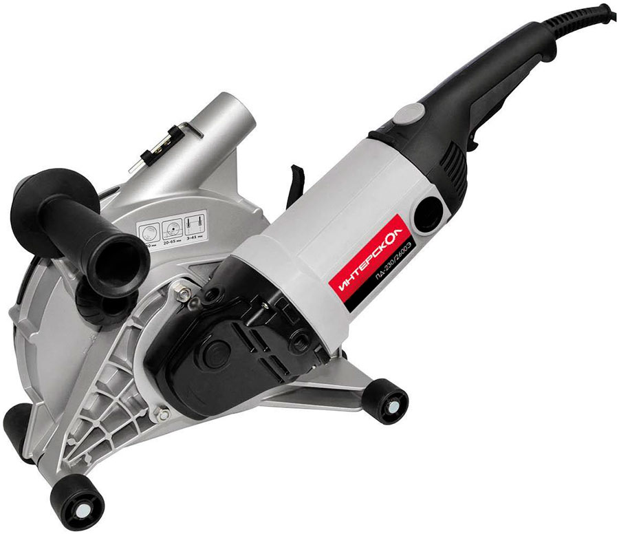 

Штроборез Интерскол ПД-230/2600Э серый/черный