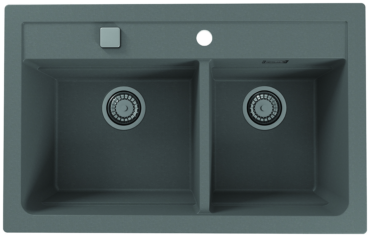 

Кухонная мойка Alveus ALVEUS GRANITAL ATROX 50 CONCRETE - G81 с сифоном 1132822 (1132001), Серый