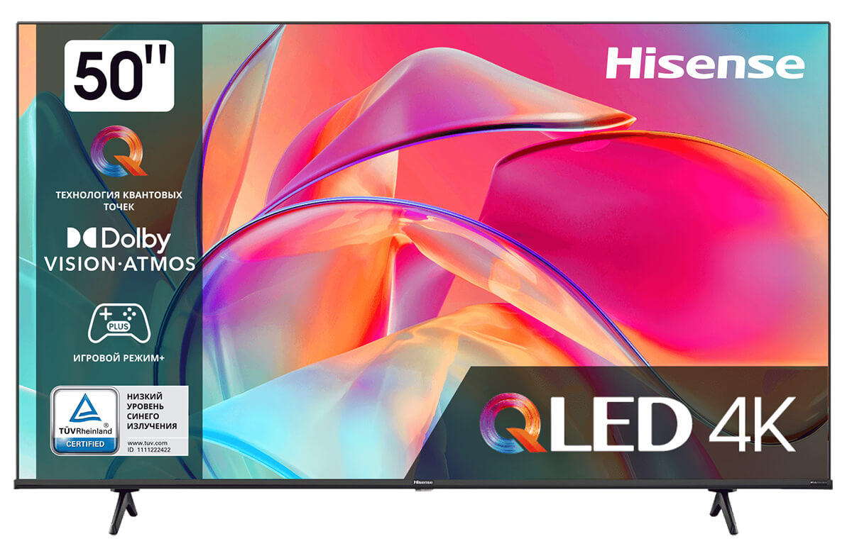 Изображение товара Телевизор Hisense 50E7KQ 4K QLED Smart TV с HDR Dolby Atmos