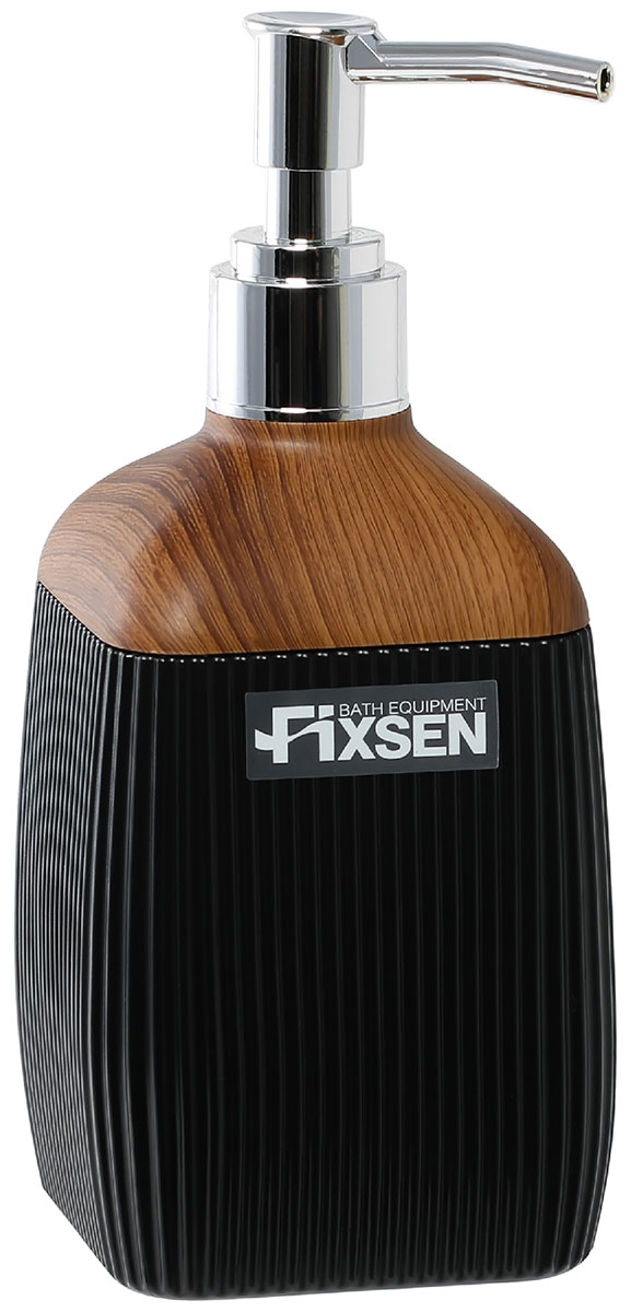 

Диспенсер Fixsen Black Wood 300 мл (FX-401-1), Хром/черный/дерево