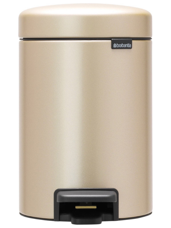 Изображение товара Мусорный бак Brabantia newIcon 3 л, шампань (304408)