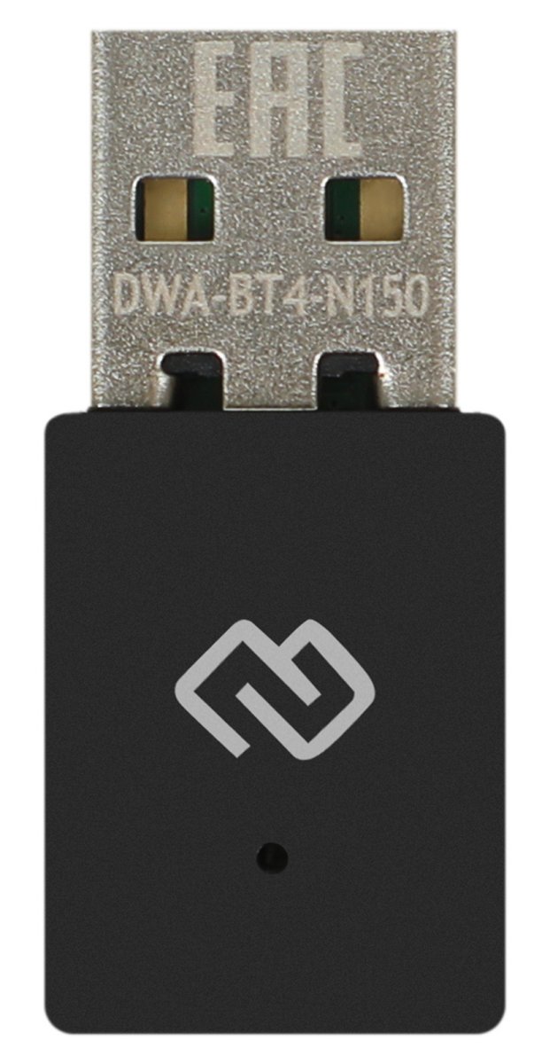 Изображение товара Сетевой адаптер Digma WiFi Bluetooth DWA-BT4-N150 USB 2.0 внутренний антена