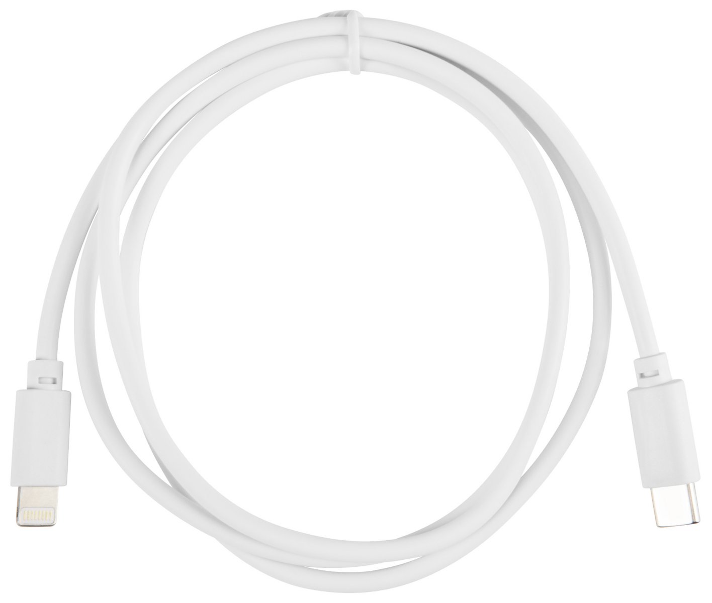 Изображение товара Кабель Buro PD18W USB Type-C-Lighting 1м белый для быстрой зарядки