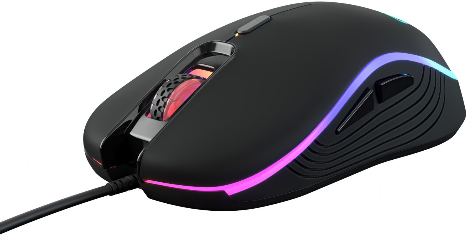 Изображение товара Оптическая мышь Oklick 1533533 723GM черная 3200dpi USB с подсветкой