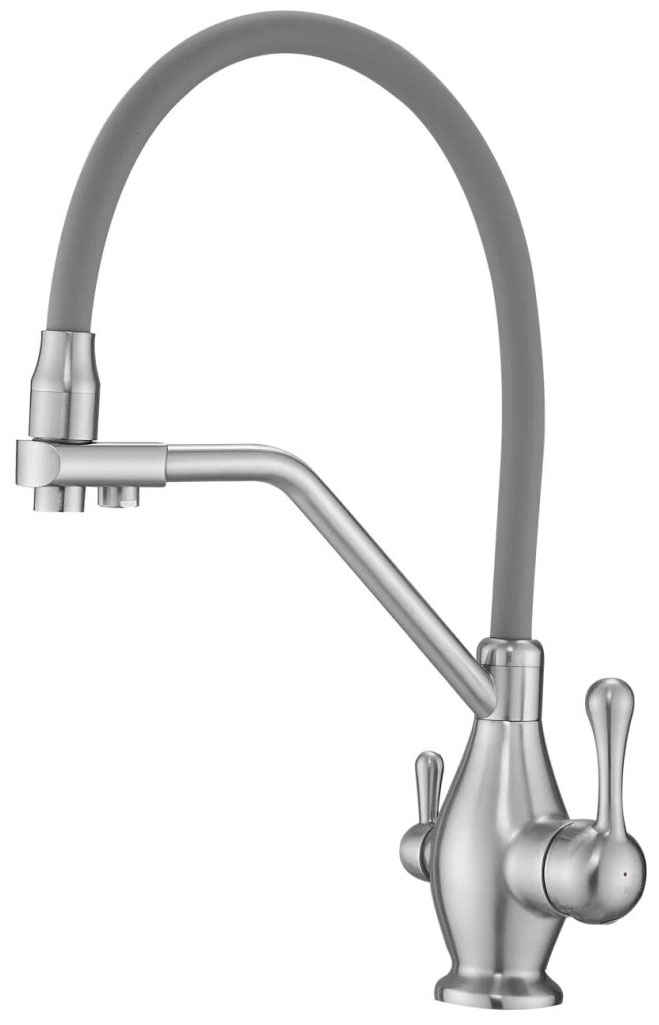 Изображение товара Кухонный смеситель Rose R858/сатин (R858L)