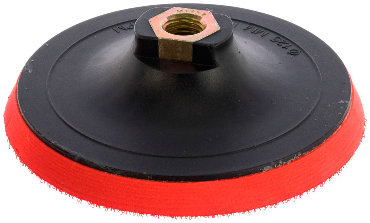 

Тарелка опорная шлифовальная Sturm! с липучей основой Velcro, 5200201, D125 мм, M14