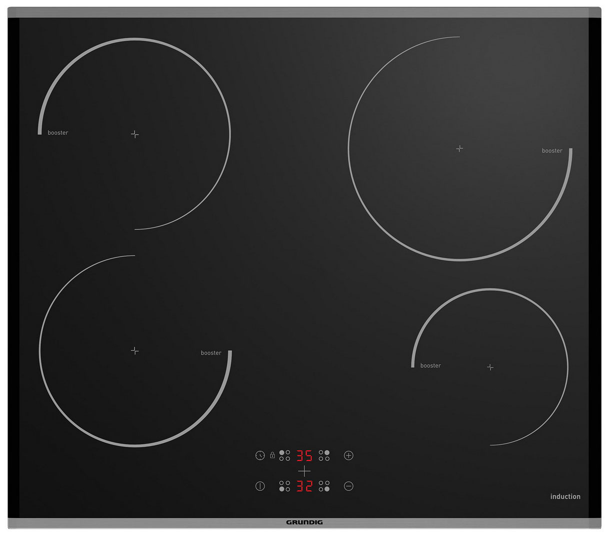 

Электрическая варочная панель Grundig GIEI623410MX, Черный