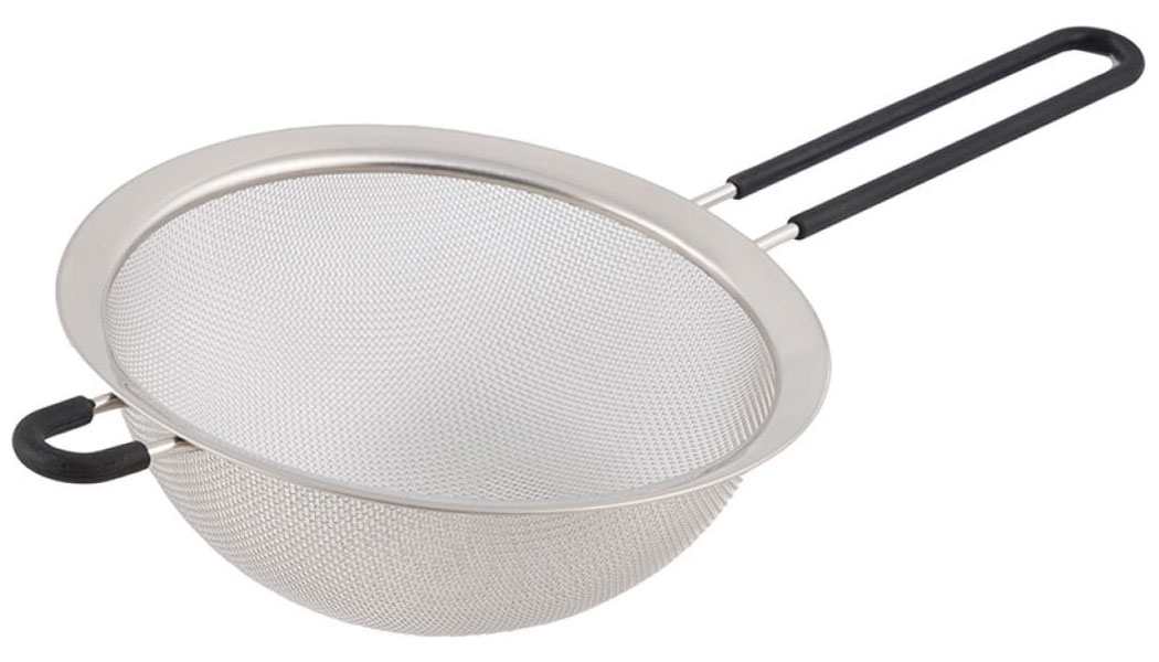 Изображение товара Сито-дуршлаг Mallony SETACСIO, 18 см, нержавеющая сталь, силиконовая рукоятка (985528)