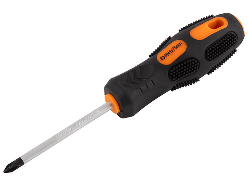 

Отвертка Park Strom, PH1х7.5 см, OTV015DK, крестовая (356015)