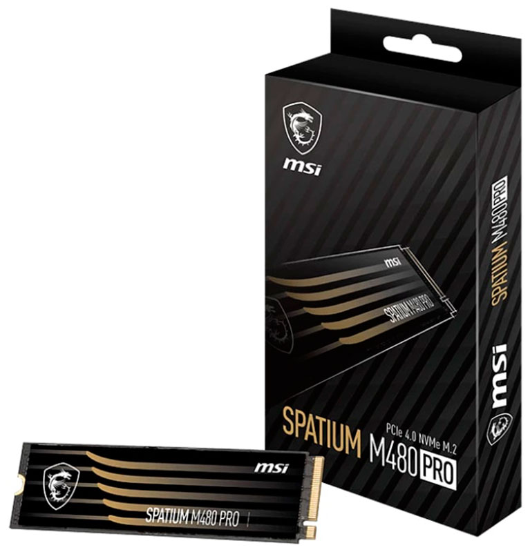 Изображение товара MSI SPATIUM M480 PRO SSD 4000 Гб PCIe 4.0 M.2 2280