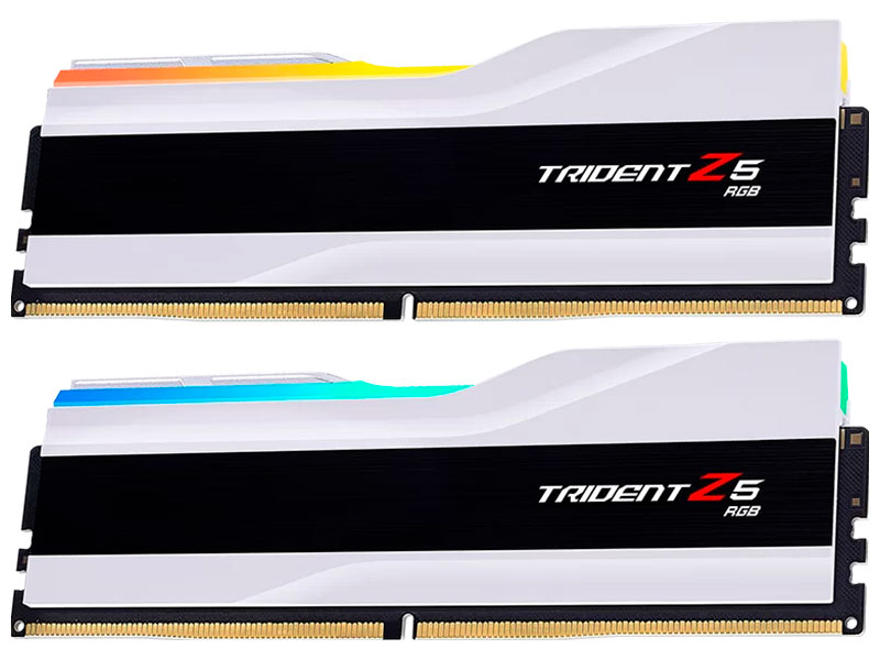 Изображение товара Оперативная память G.Skill DDR5 64GB (2x32GB) 6000MHz TRIDENT Z5 RGB White (F5-6000J3040G32GX2-TZ5RW)