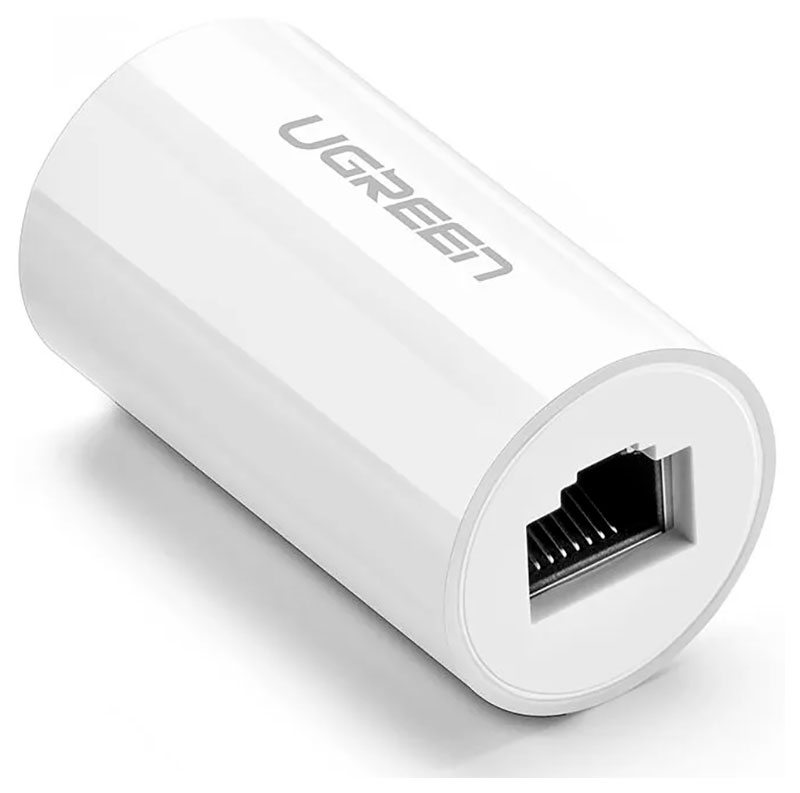 Изображение товара Адаптер-удлинитель Ugreen NW116 RJ45 Ethernet Connector белый 20391