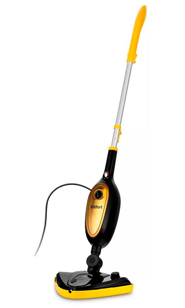 Изображение товара Паровая швабра 2 в 1 Kitfort КТ-1067 мощность 1300 Вт для уборки и глажки
