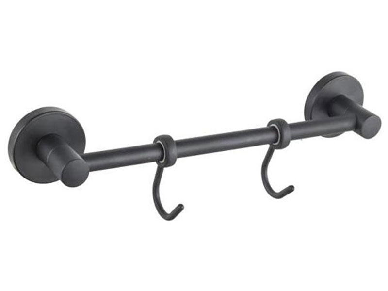 Изображение товара Планка с крючками для полотенец D-Lin D111/черный (D288111-2)