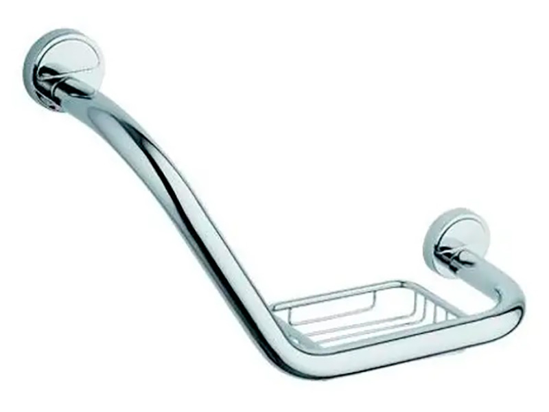 Изображение товара Поручень с мыльницей для ванной D-Lin хром (D292710-3)