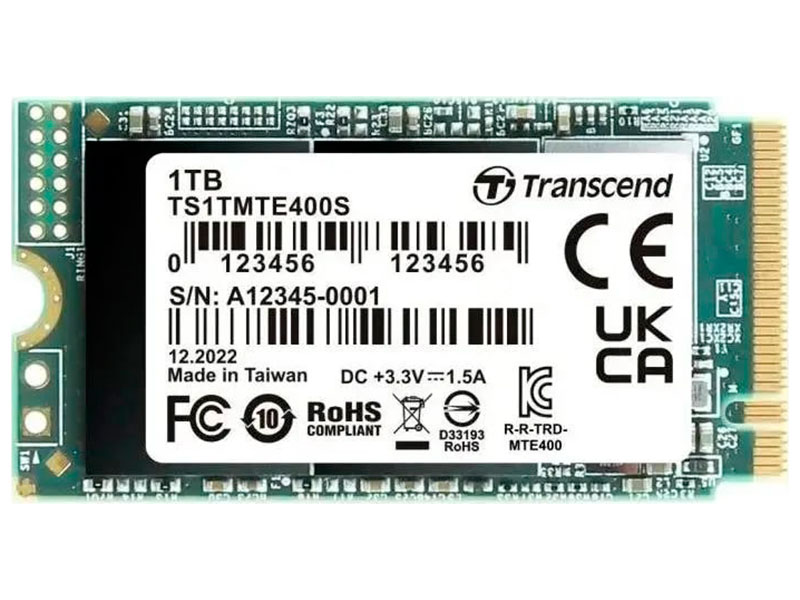 Изображение товара SSD накопитель Transcend M.2 MTE400S 1024 ГБ PCIe Быстрая передача данных
