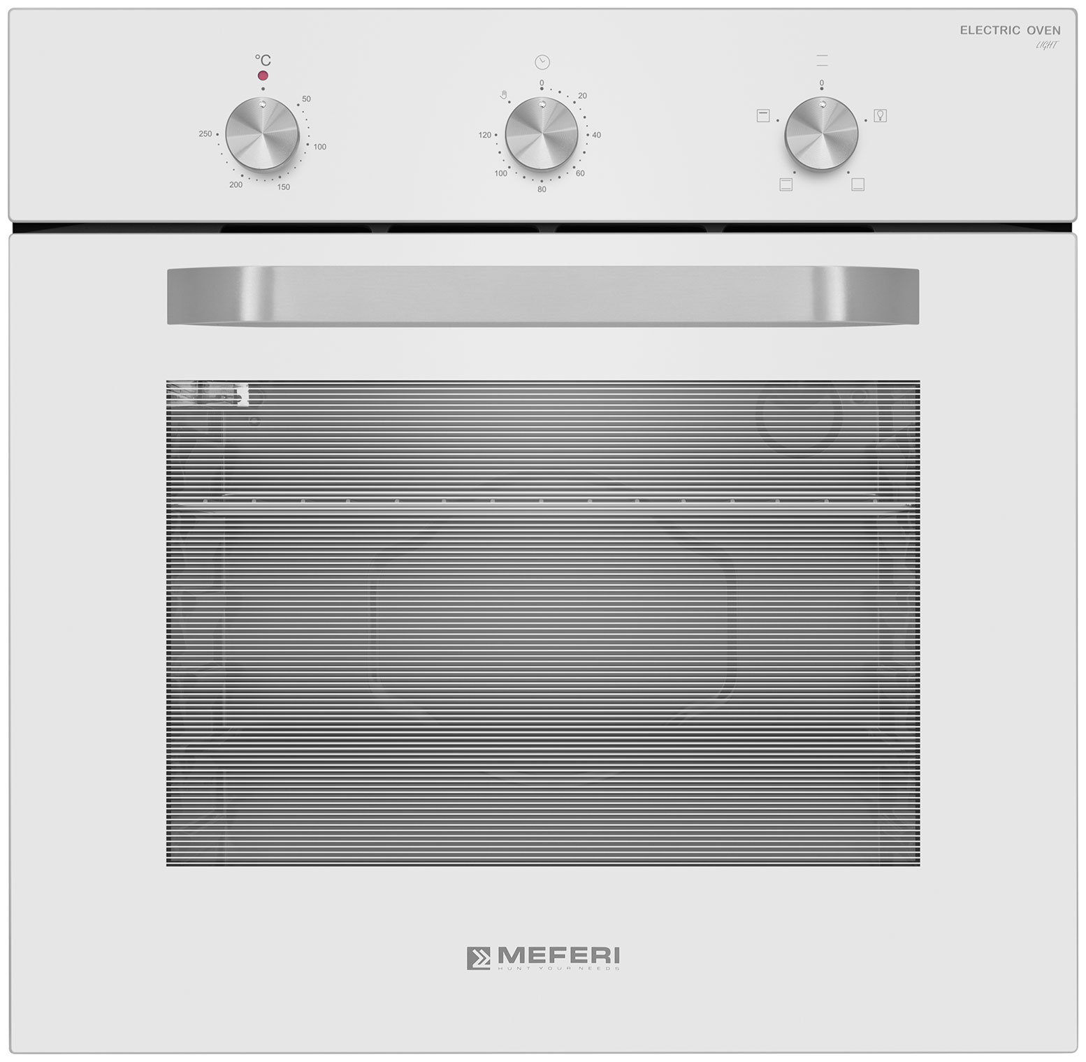 Изображение товара Электрический духовой шкаф Meferi MEO604WH LIGHT белый 60 литров гриль гидролизная очистка