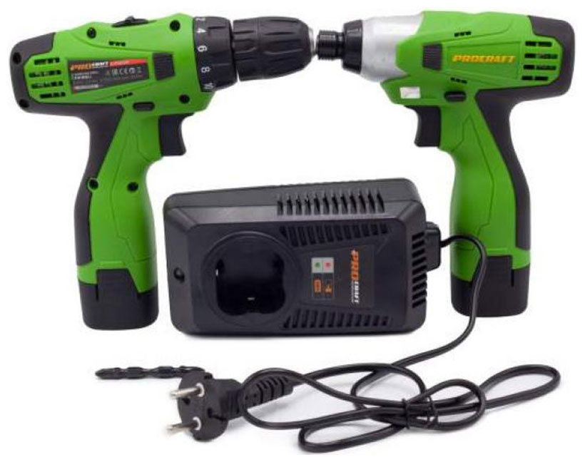 Изображение товара Набор аккумуляторного инструмента Procraft PA168SET