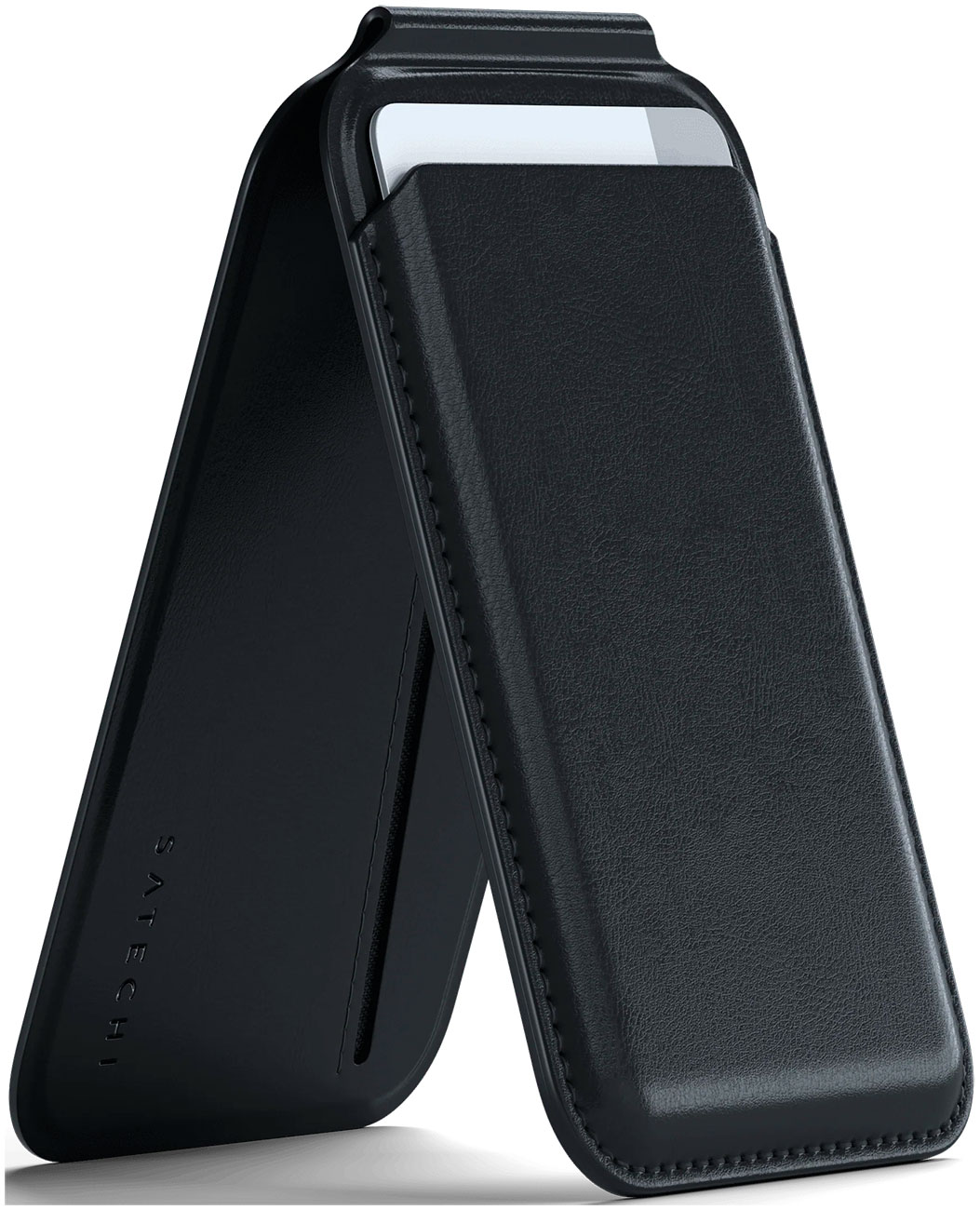 Изображение товара Подставка-картхолдер Satechi Magnetic Wallet Stand магнитная черная