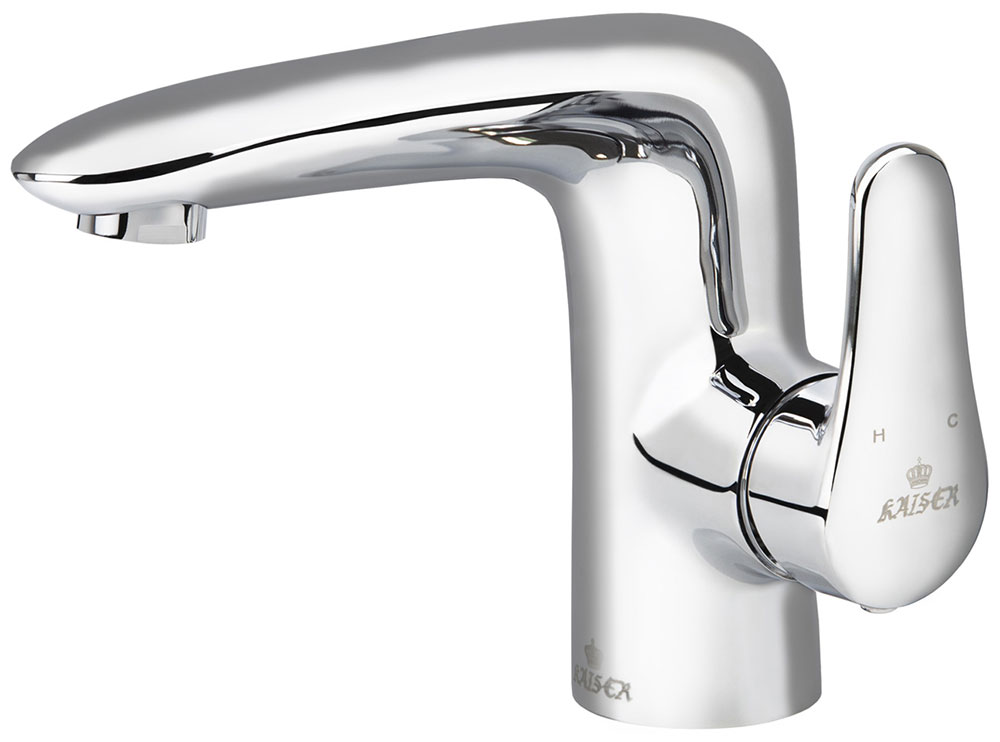 Изображение товара Смеситель для раковины Kaiser Plane 07011 хромированный минимализм надежность