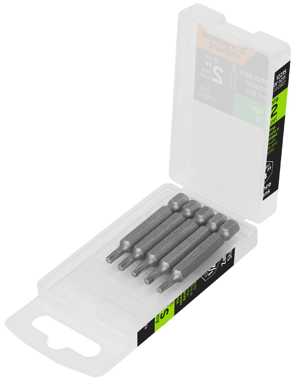 Изображение товара Набор бит Truper TORX T15 50 мм 5 шт для шуруповерта