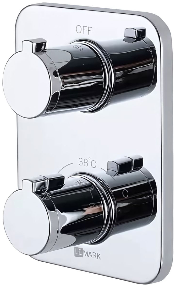 Изображение товара Встраиваемый термостатический смеситель для душа Lemark латунь/хром (LM7843C)
