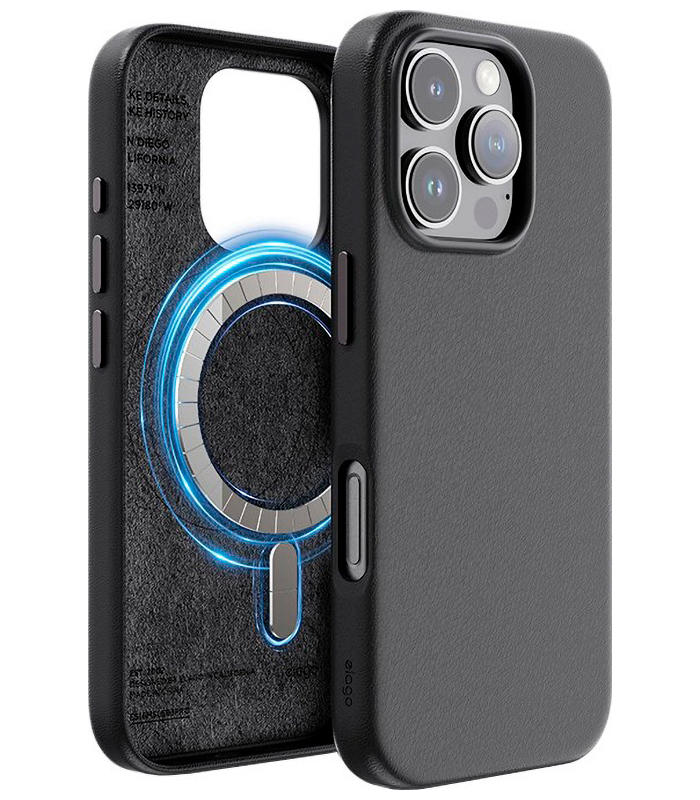 Изображение товара Чехол для мобильного телефона Type Gorilla Premium, Magnetic, iPhone16 pro, Black, Leather (BL-T52-iP16P-LTR-BK)