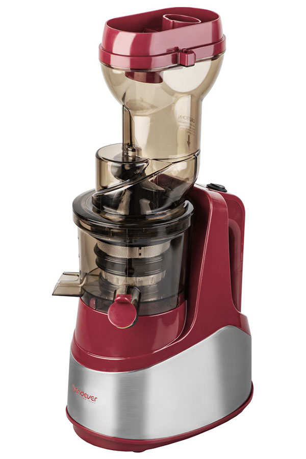 Изображение товара Соковыжималка шнековая Endever Sigma-102 красный стальной низкий уровень шума