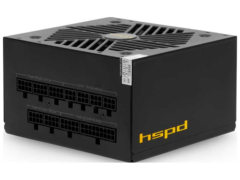 Изображение товара Блок питания HSPD 850W Gold (HSK-850GF-BK)