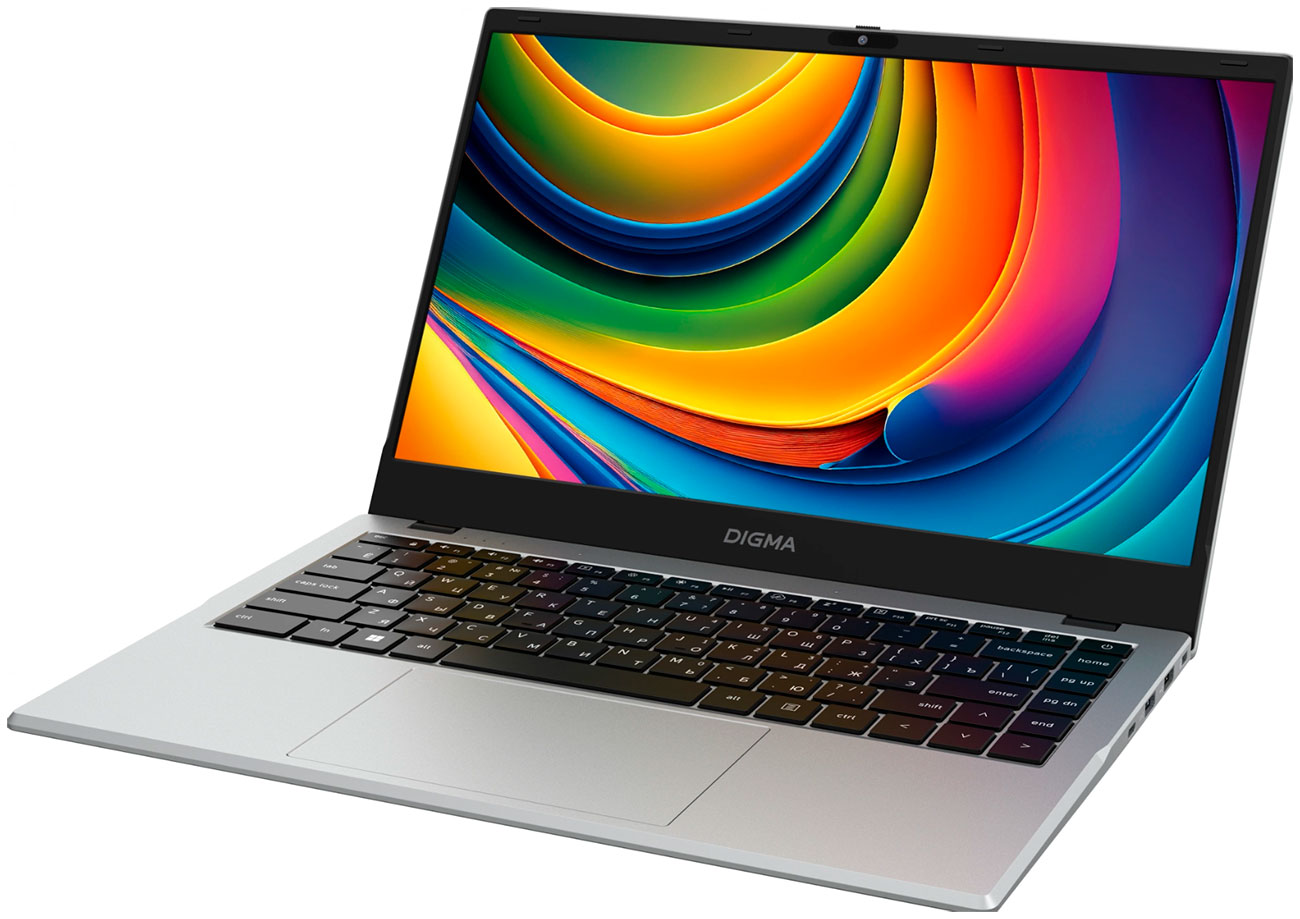 Изображение товара Ноутбук Digma EVE C4801 14 IPS 8ГБ 256ГБ SSD Windows 11 Pro серебристый