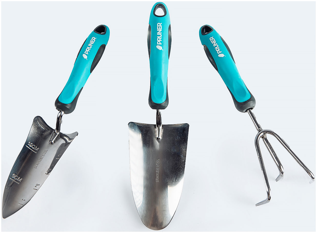 Изображение товара Комплект ручных садовых инструментов Pruner культиватор и совки для посадки и обработки почвы