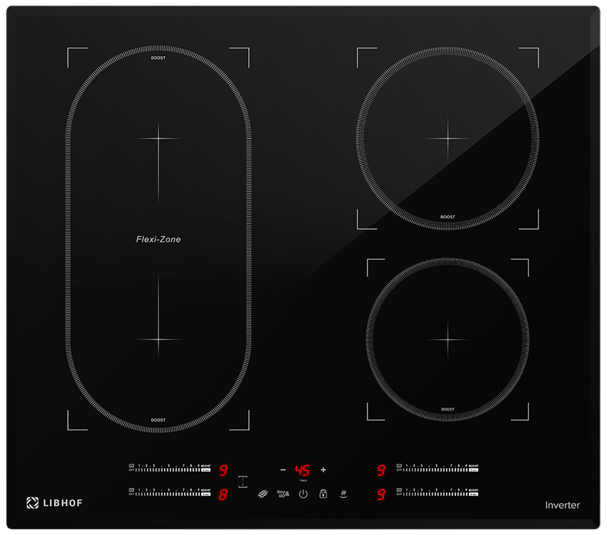 

Электрическая варочная панель Libhof СH-72604I, Черный