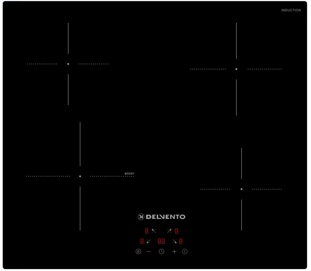 Изображение товара Электрическая варочная панель Delvento V60I74S100 индукционная