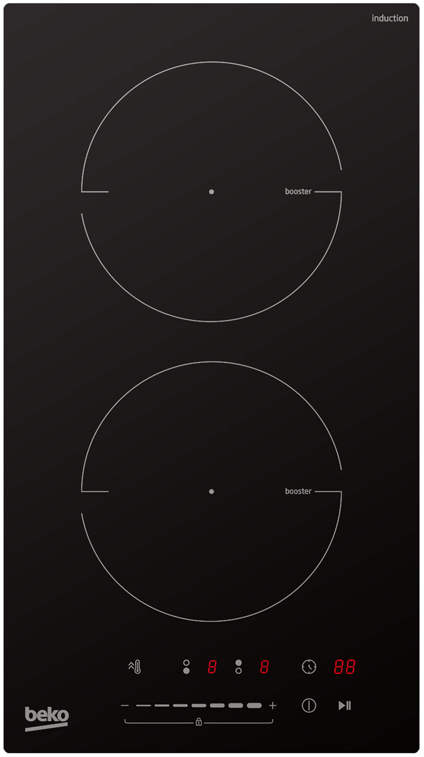 Изображение товара Электрическая варочная панель Beko HDI 32400 TO с индукционными конфорками и сенсорным управлением