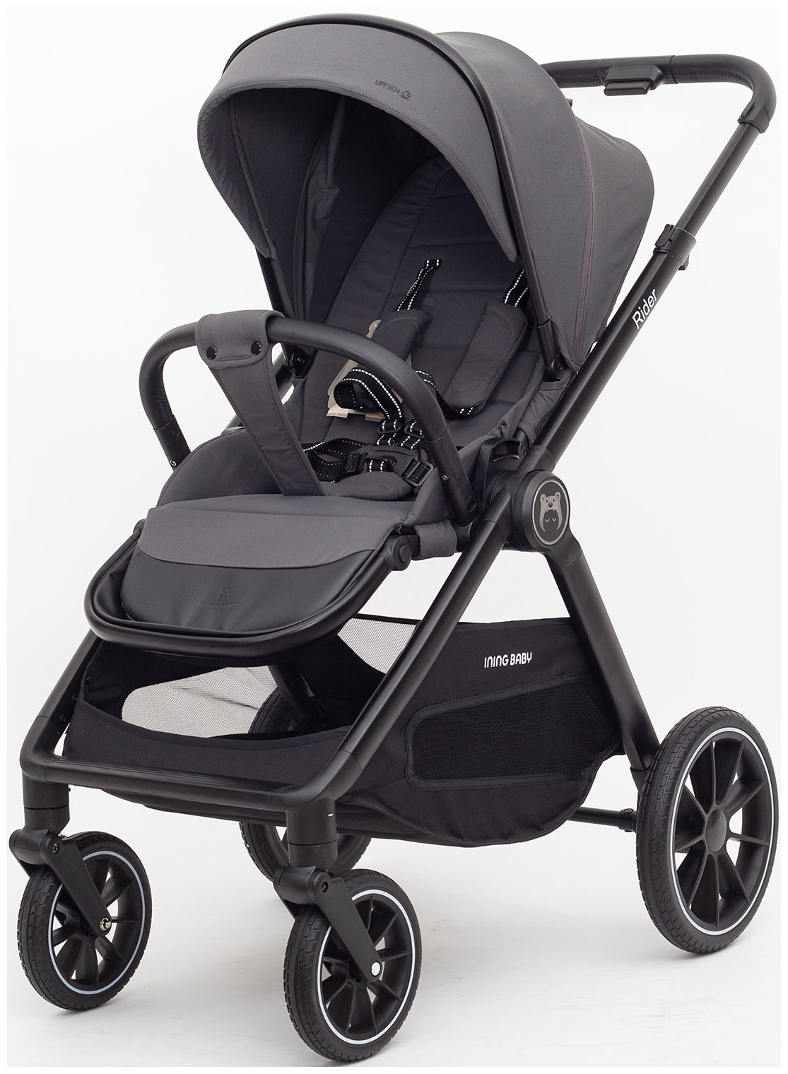 

Коляска 2 в 1 Ining Baby KR345 Plus grey, Серый