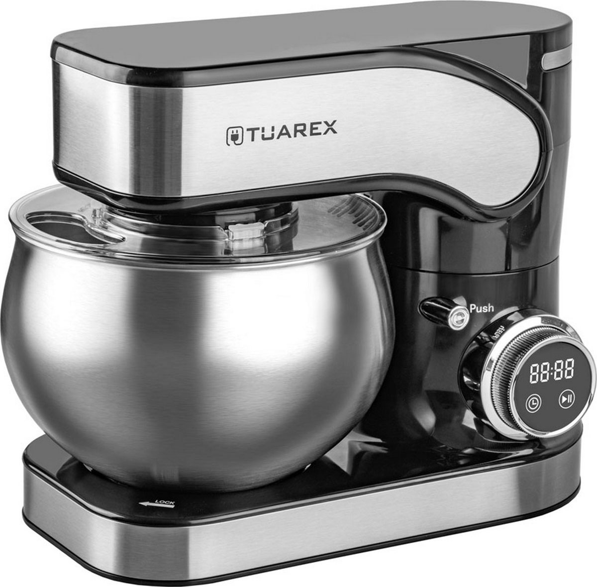 Изображение товара Планетарный миксер Tuarex TK-4203 1800 Вт с таймером и 5 л чашей Изображение товара Планетарный миксер Tuarex TK-4203 1800 Вт с таймером и 5 л чашей