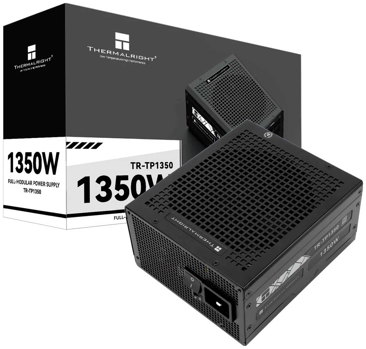 

Блок питания Thermalright 1350W Platinum ATX 3.0 (TR-TP 1350), Черный
