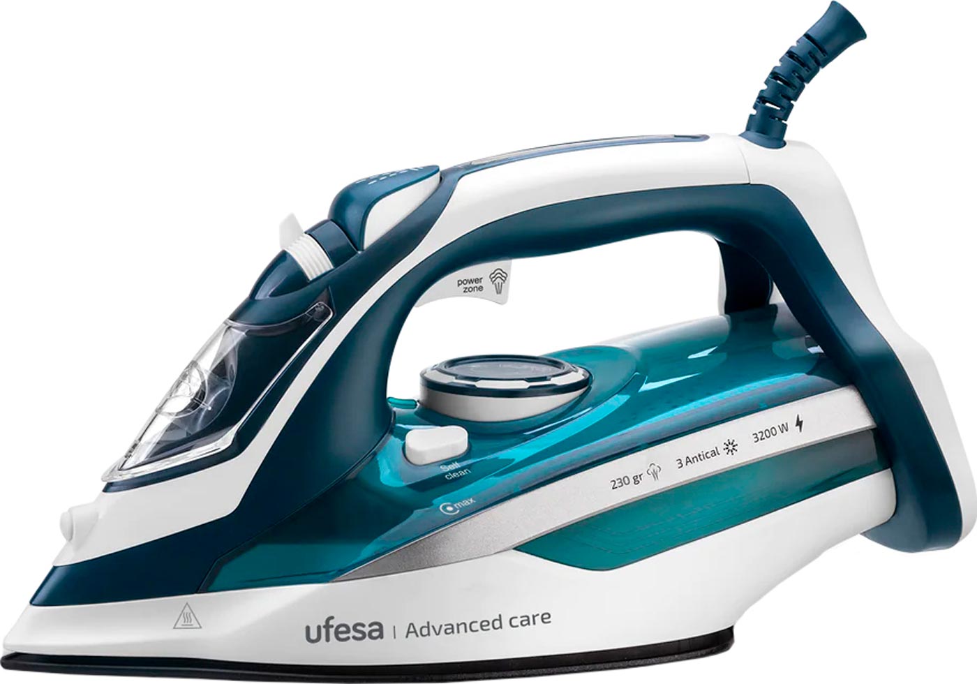 Изображение товара Паровой утюг Ufesa Advance Care мощность 3200 Вт керамическая подошва 450 мл