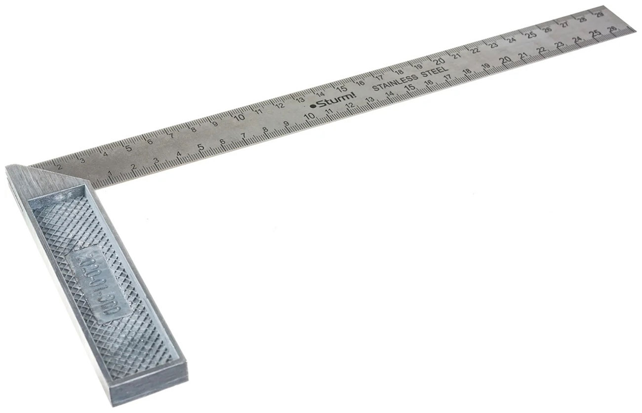 Изображение товара Угольник Sturm! 300 мм, стальной оцинкованный (2020-01-300)