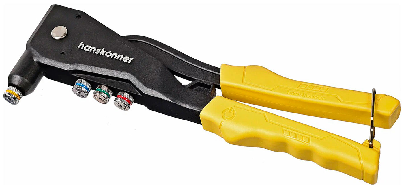 Изображение товара Заклепочник Hanskonner 265 мм, заклепки 2.4/3.2/4.0/4.8 мм (HK1070-01-265)