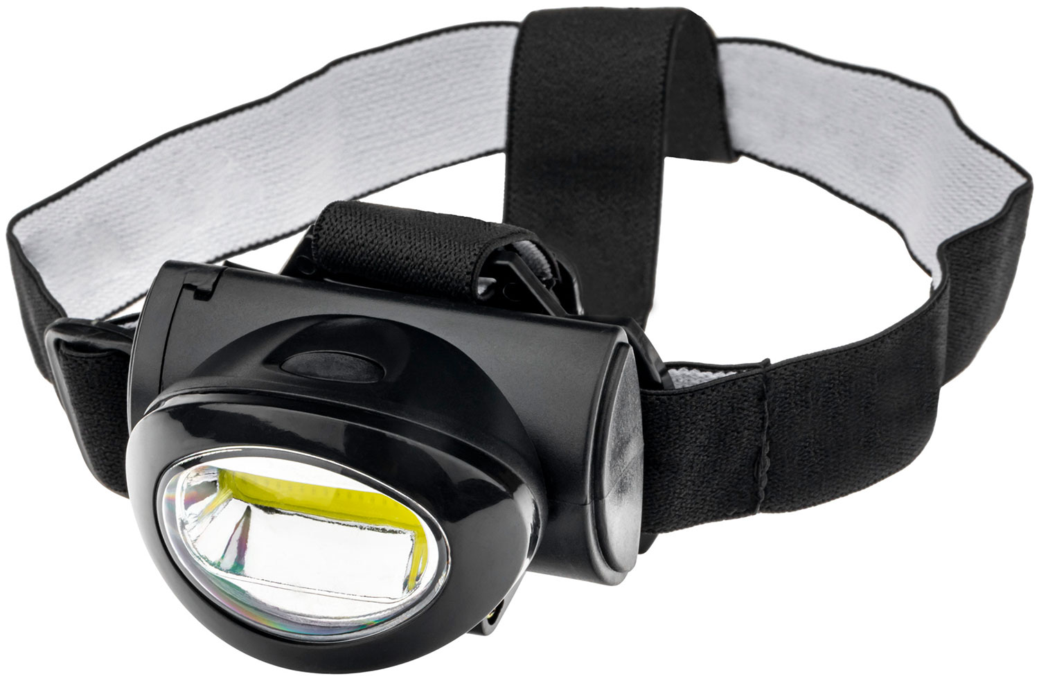 Изображение товара Фонарь налобный Ritter на батарейках, светодиодный, регулируемый ремень, 5Вт, 3хААА, IP42