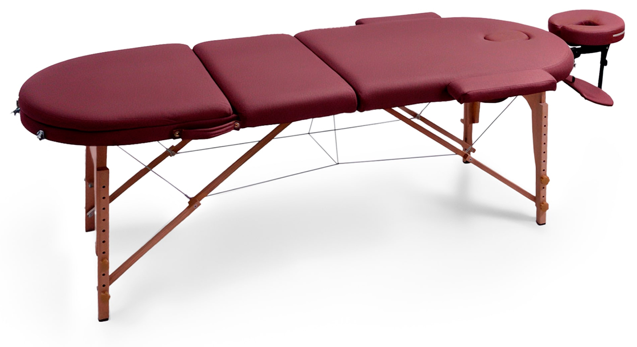 

Массажный стол Unix Comfort 3 Section Burgundy, Красный