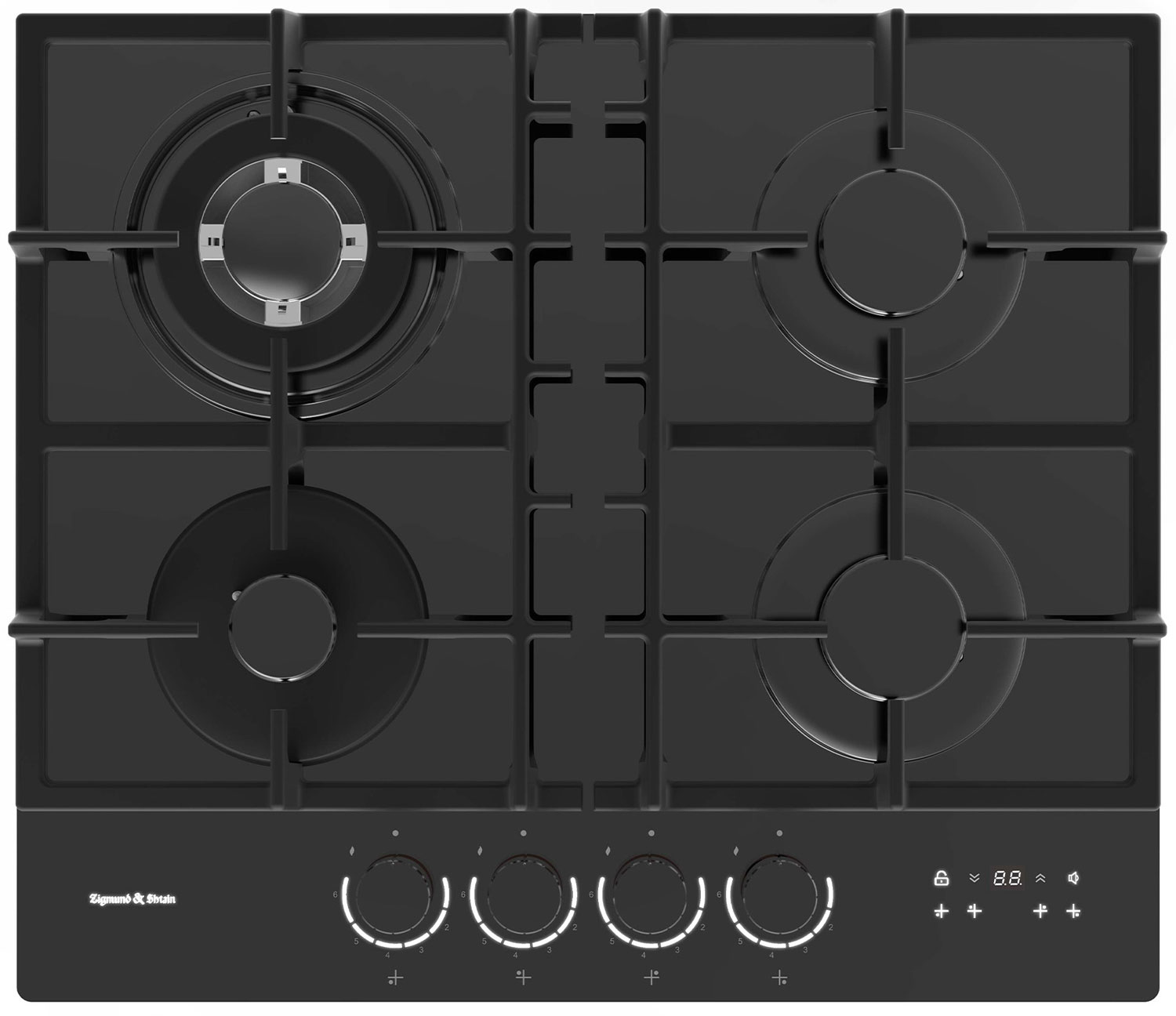 

Газовая варочная панель Zigmund & Shtain M 29.6 B, Черный