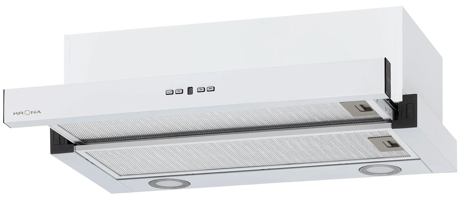 Изображение товара Вытяжка Krona KAMILLA TK 600 WHITE 950 м3/ч настенная с электронным управлением