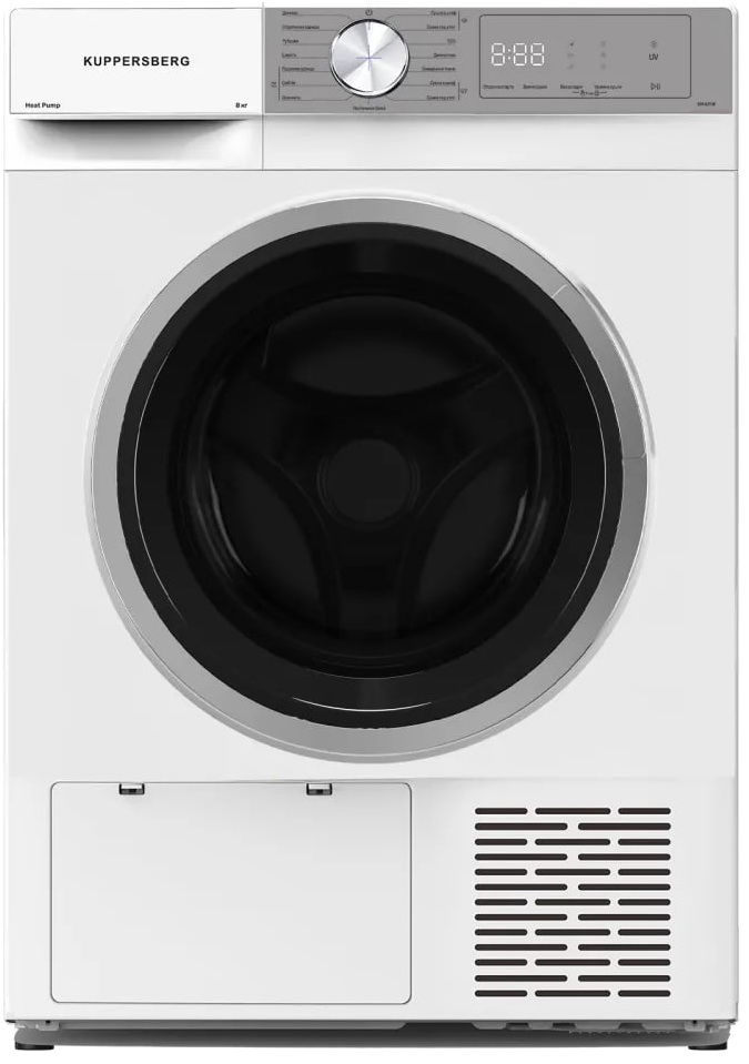 Изображение товара Сушильная машина с тепловым насосом Kuppersberg DM 611 W 8 кг 15 программ