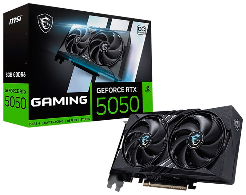 Изображение товара Видеокарта MSI GeForce RTX 5050 8G GAMING OC