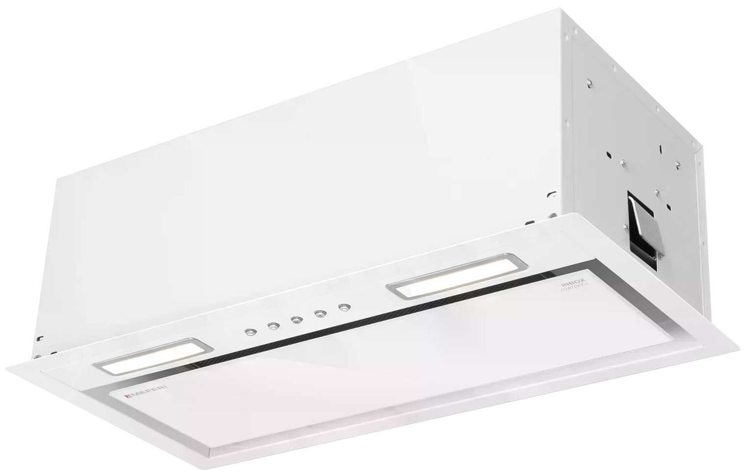 Изображение товара Вытяжка кухонная встроенная Meferi INBOX60WH COMFORT PLUS 1200 м3/ч